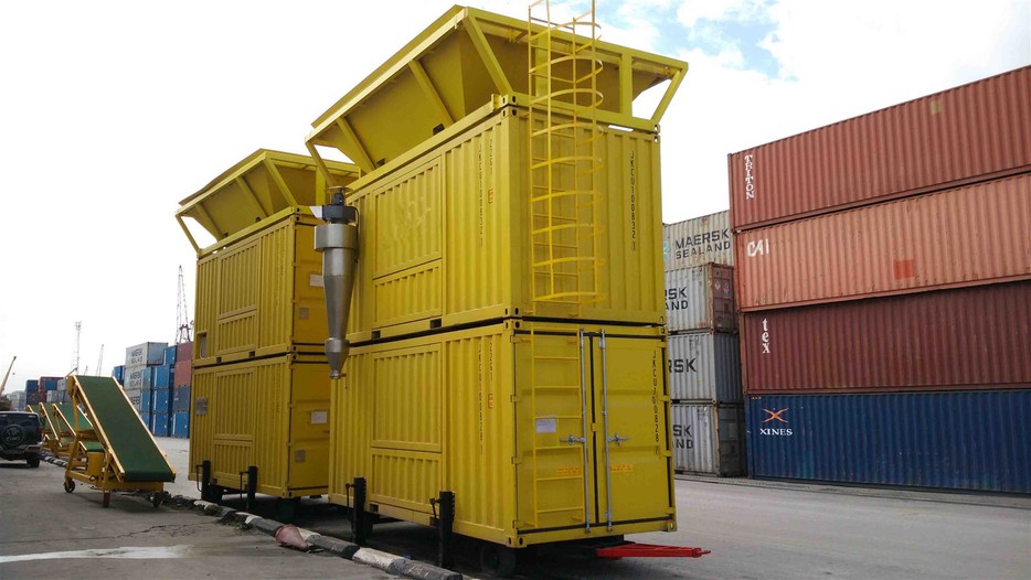 Enjue port bagging and weighing machine Enjue port bagging and weighing machine